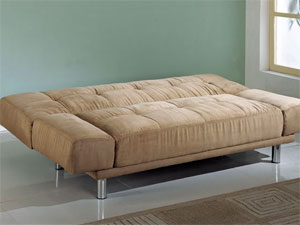 Sylvia Click Clack Microfiber Futon Bed